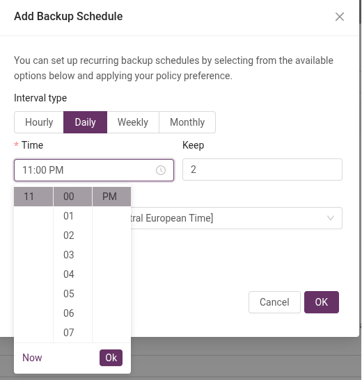 gns3 add backup schedule