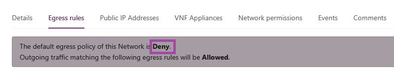 default deny egress