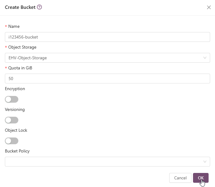 Minio Buckets Creation - EduCloud Documentation
